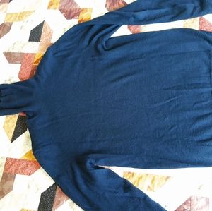 Navy Cashmere Turtleneck